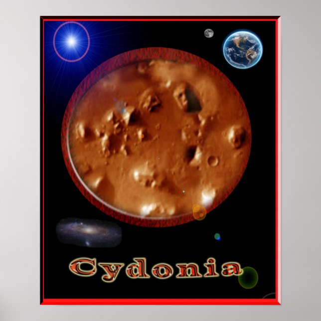 Cydonia Mars poster (Frente)