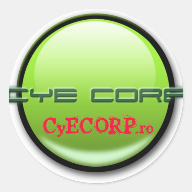 CyE CORP. Adesivo (Frente)