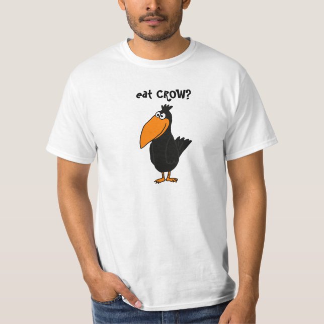 CZ engraçado coma a camisa do corvo (Frente)