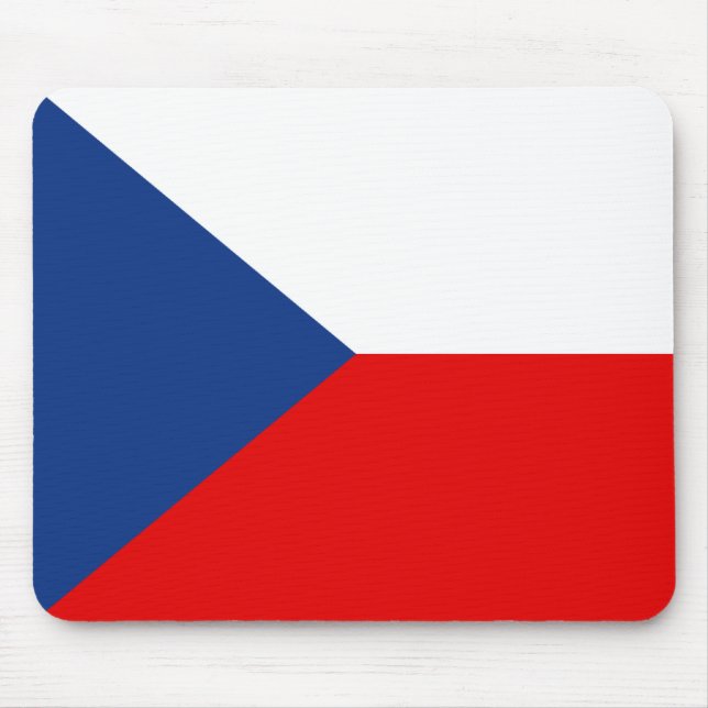 Czechia Flag Mousepad (Frente)