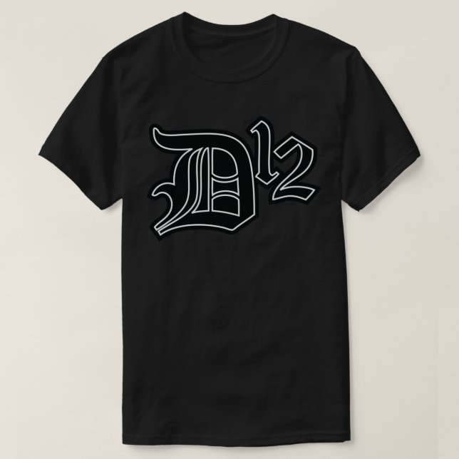 D12 T-Shirt clássico (Frente do Design)