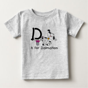 D é para T-shirts e presentes Dalmation