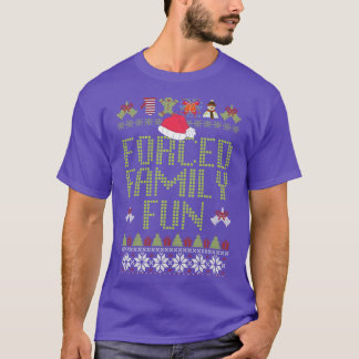 d Família divertida Suéter de Natal Feio