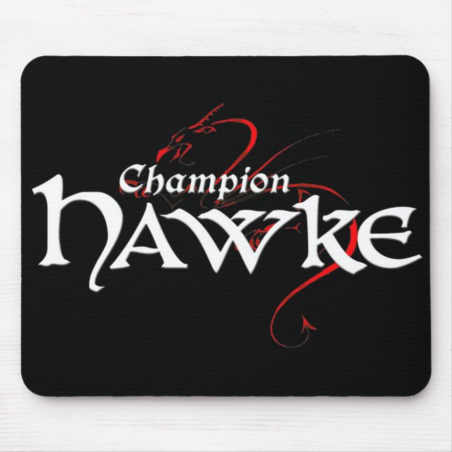 DA2 - Campeão HAWKE - mousepad (escuro) (Frente)