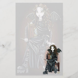 Da "artigos de papelaria góticos da fada da menin