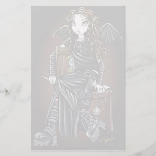 Da "artigos de papelaria góticos da fada da menin