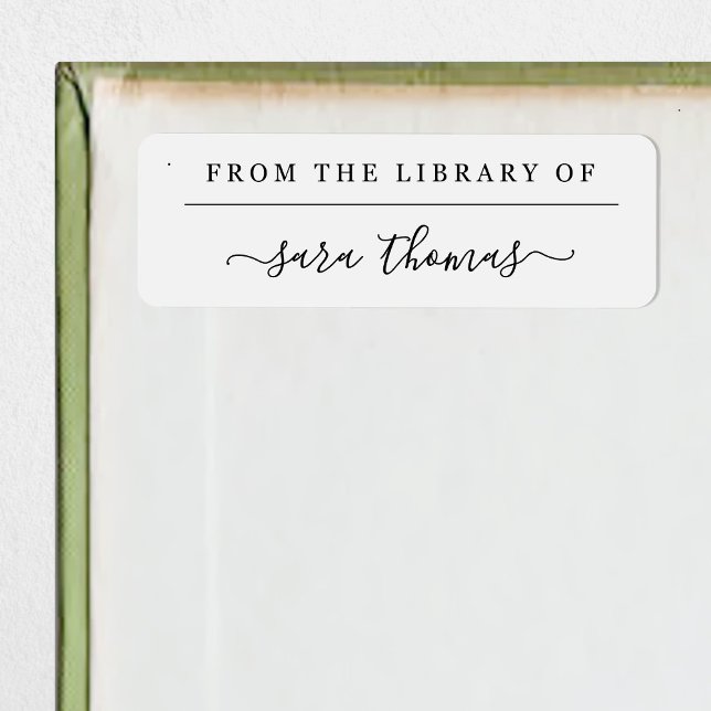 Da Biblioteca da Etiqueta do Livro (Criador carregado)