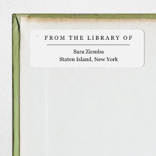 Da Biblioteca da Etiqueta do Livro