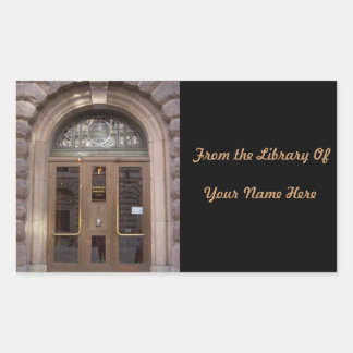 Da Biblioteca De Etiquetas De Livro Personalizávei