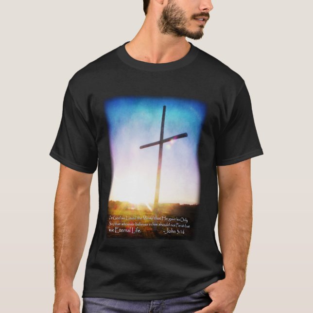 Da camisa transversal do 3:16 T de John do nascer (Frente)