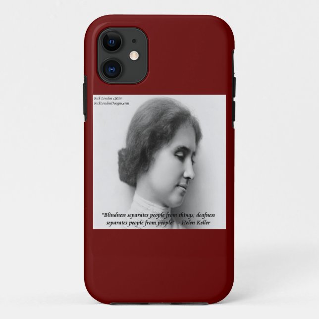 Da Case-Mate Capa de iPhone 5 com Helen Keller & Citação para C (Verso)