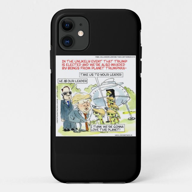 Da Case-Mate Capa para iPhone 6 Rick London Funny Planet Trump (Verso)