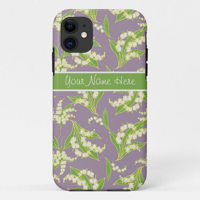 Da Case-Mate Capa Xtreme para iPhone 5/5s: Lírio do Vale, Malva (Verso)