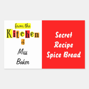 Da Cozinha da Etiqueta Panorâmica Retro Amarela