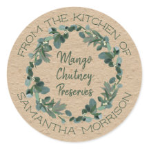 Da Cozinha De | Etiqueta Eucalyptus Goodies