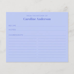 Da Cozinha de Receita Roxa Personalizada 