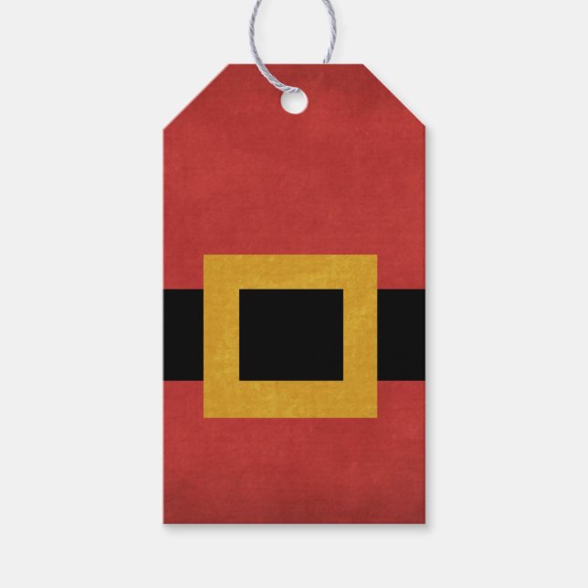 Da Etiqueta de presentes de feriado de Papais noei (Frente)