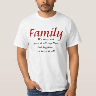 Da família t-shirt junto
