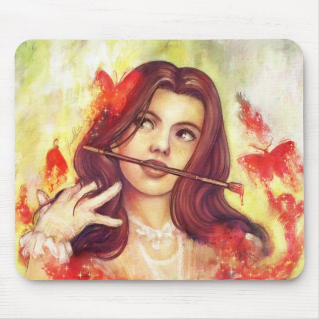 Da "grito" Mousepad borboleta (Frente)