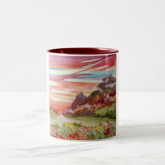 Da "ilha eternidade: Caneca da montanha do por do (Centro)