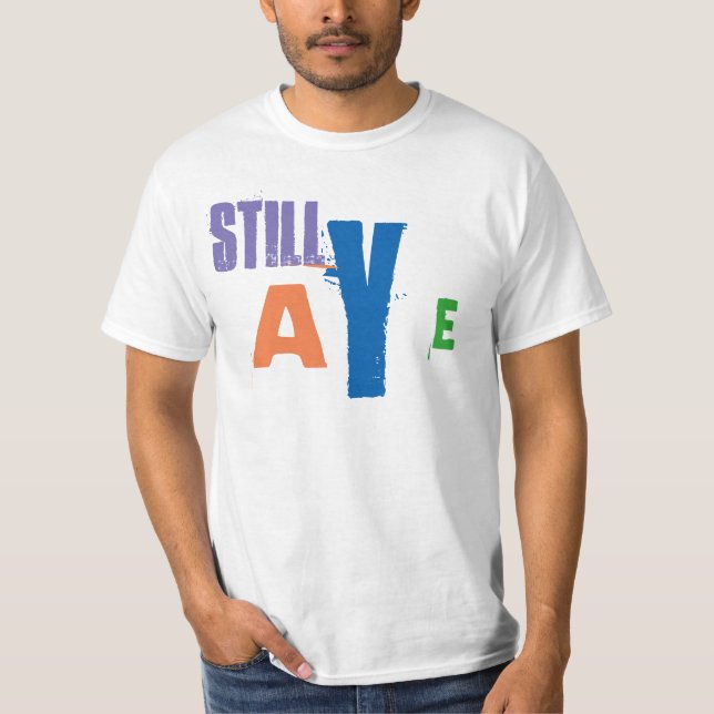 Da independência t-shirt escocês ainda Aye (Frente)