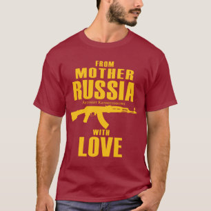 Da mãe Rússia com a camisa do amor AK (homens)