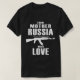 Da mãe Rússia com a camisa do amor AK (homens) (Frente do Design)