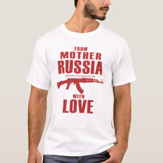 Da mãe Rússia com a camisa do amor AK (homens)