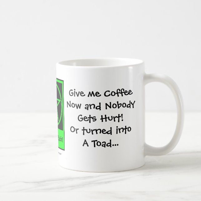 Dá-me café agora! Xícara De Café De Bruxa Cheirosa (Direita)