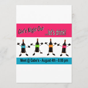 Da menina da noite convite para fora