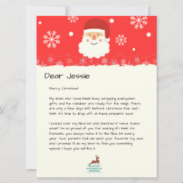 Da Mesa de Papais noeis|Carta de Natal Personaliza