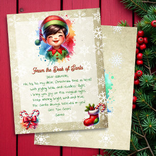 Da mesa de Papais noeis para crianças   Anime Boy 