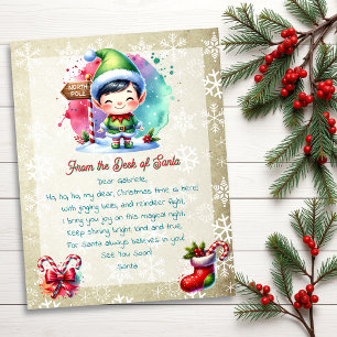 Da mesa de Papais noeis para crianças   Anime Boy 