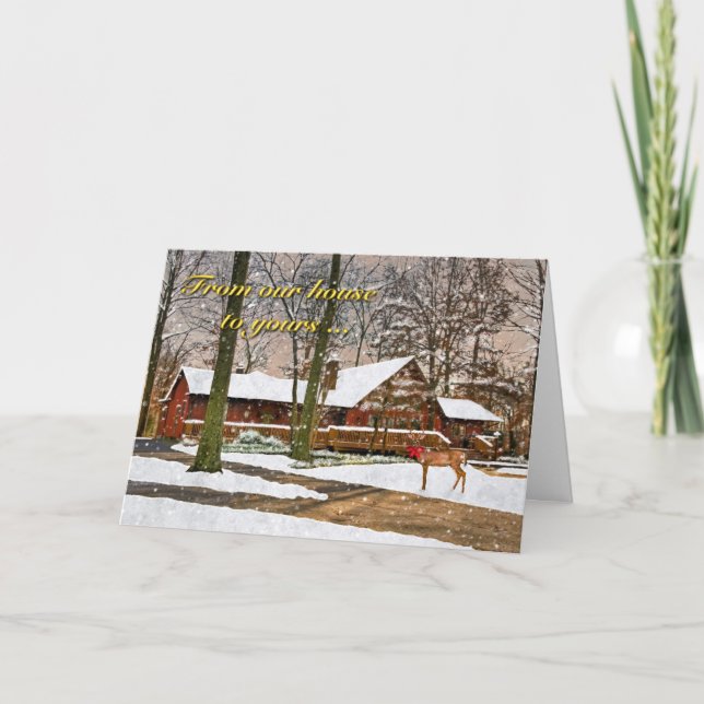 Da nossa casa ao seu cartão de Natal (Frente)