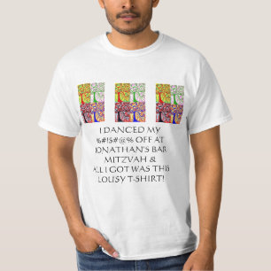 Da oferta má do t-shirt de Mitzvah do bar "árvor