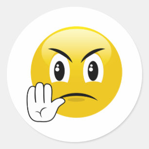 Da parada do direito etiquetas loucas de Emoji lá