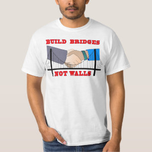 Da "pontes construção, t-shirt não das paredes"