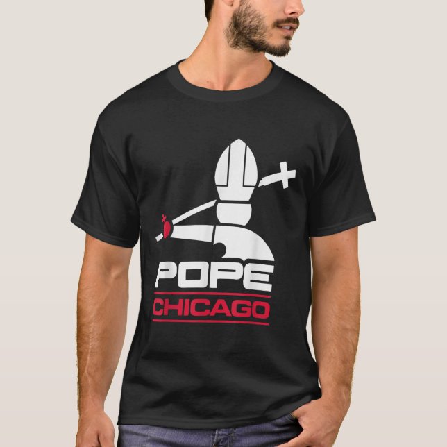 Da Pope Leo Xiv Camisa Baseball Chicago (Frente)