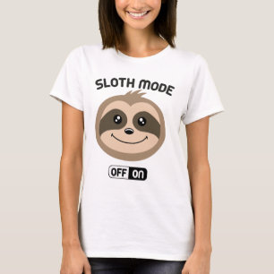 Da preguiça da preguiça do modo t-shirt bonito