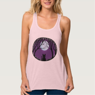 Da senhora gorda do gato da camisa do gato preto