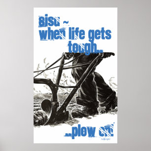 Da tenacidade finlandesa de Sisu do Finn do poster