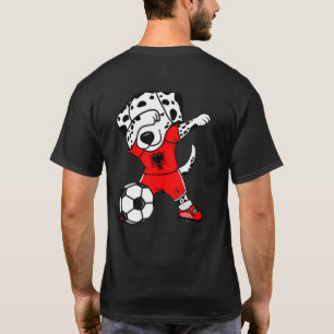 Dab Dalmata Albânia Fãs de Futebol Camisa Albanês