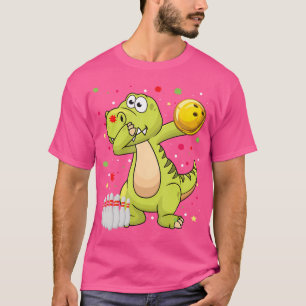 Dabling Dinossaur Boliche Camisa Boliche Engraçada