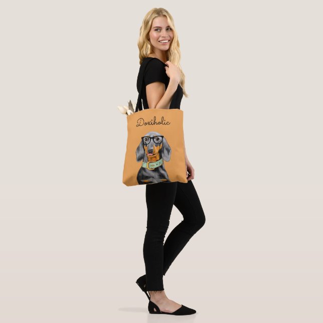 Dachshund Business Man Tote Bag (No(a) Modelo)