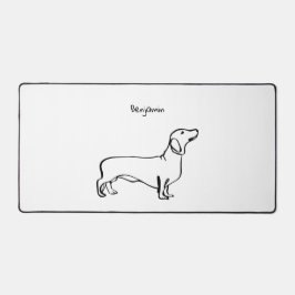 Dachshund Delight: tapete personalizável