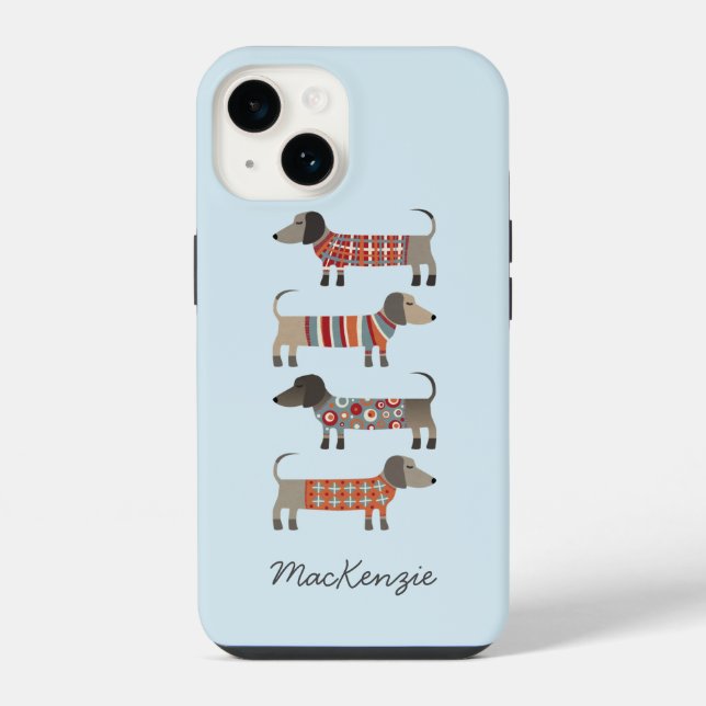 Dachshund Dog Personalizado (Verso)