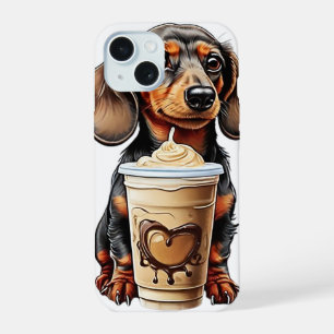 Dachshund e café gelado