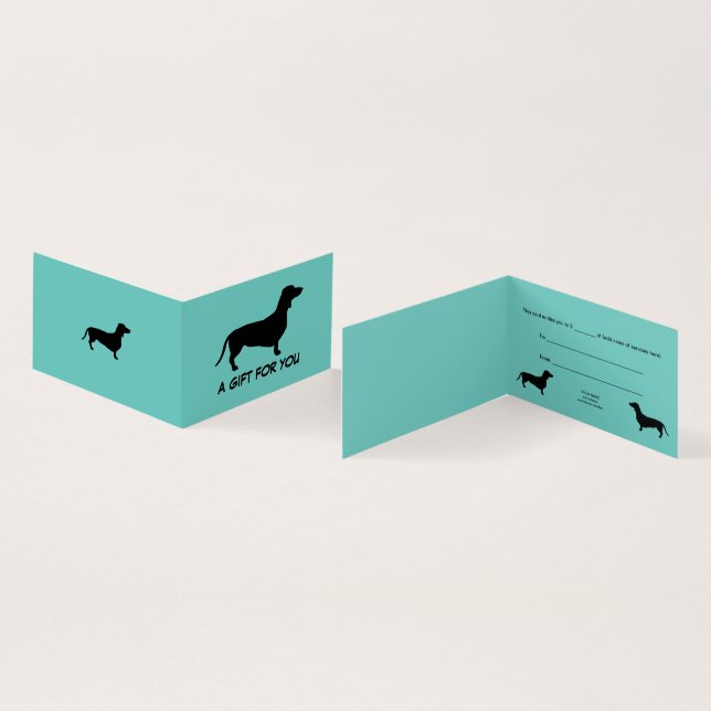 Dachshund Pelo Curto - Silhueta 1 (Interior e exterior)