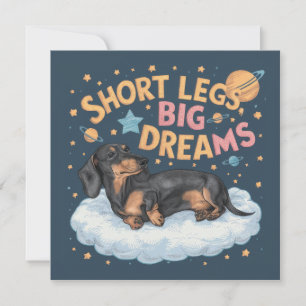 Dachshund Pernas Curtas Grandes Sonhos