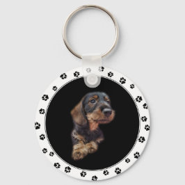 Dachshund Puppy Photo Chaveiro